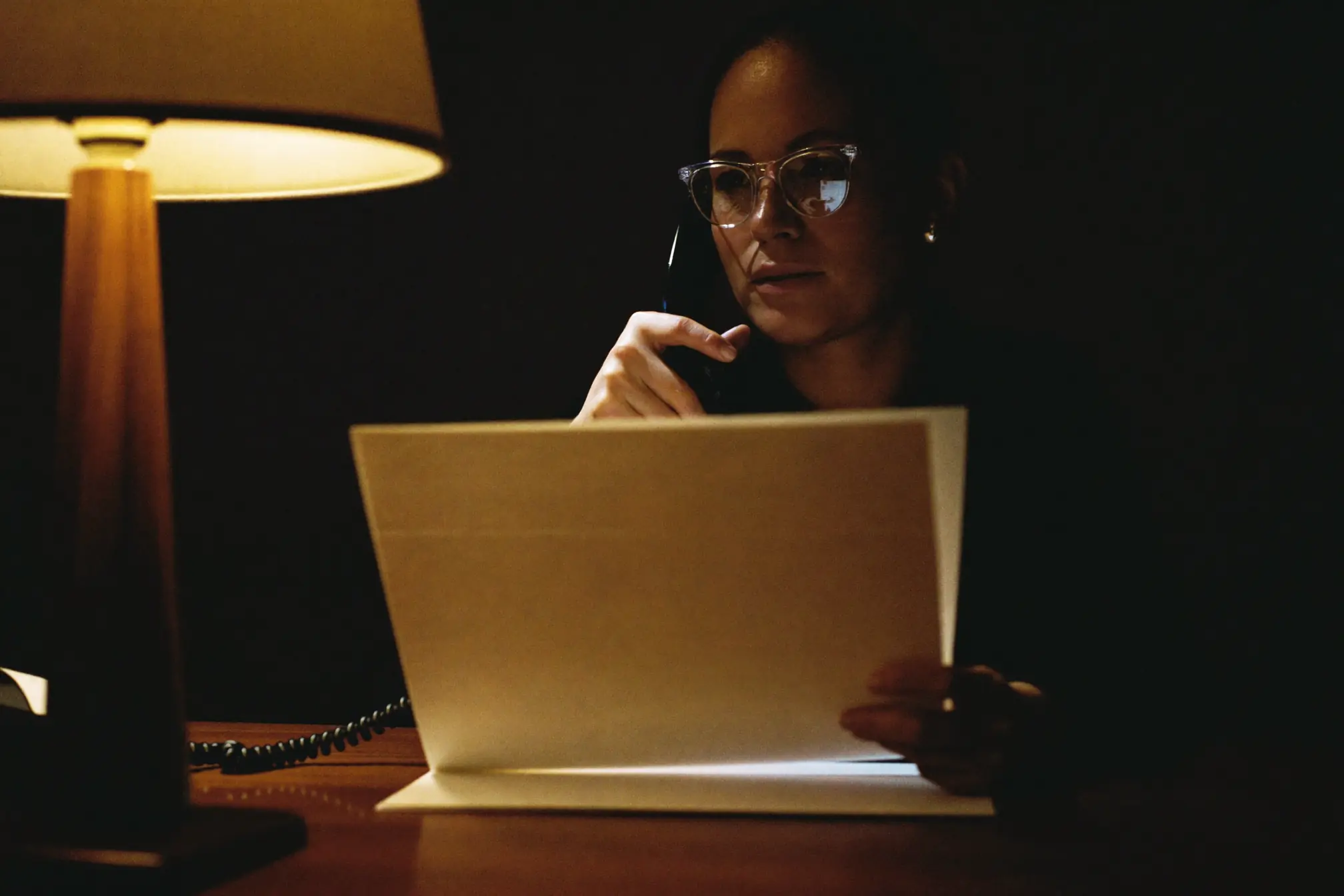 An executive at their work.